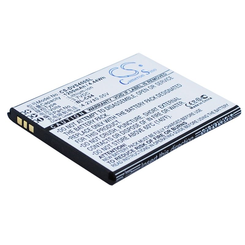 Li-ion Battery fits Doov, d500, isuper s1, isuper s1k 3.7V, 1200mAh Mobile & SmartPhone Cameron Sino Technology Limited