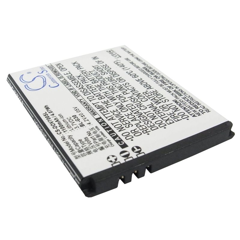 Li-ion Battery fits Doov, d7, ieva d7 3.7V, 1100mAh Communications Cameron Sino Technology Limited (Suspended)