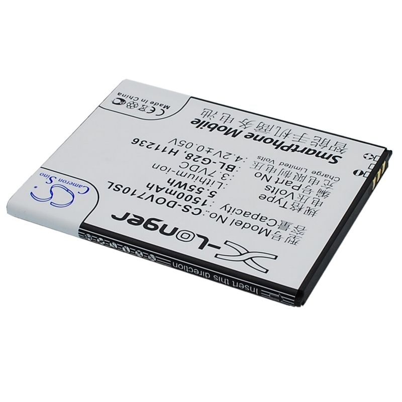 Li-ion Battery fits Doov, d710, ieva d710, haier 3.7V, 1500mAh Mobile & SmartPhone Cameron Sino Technology Limited