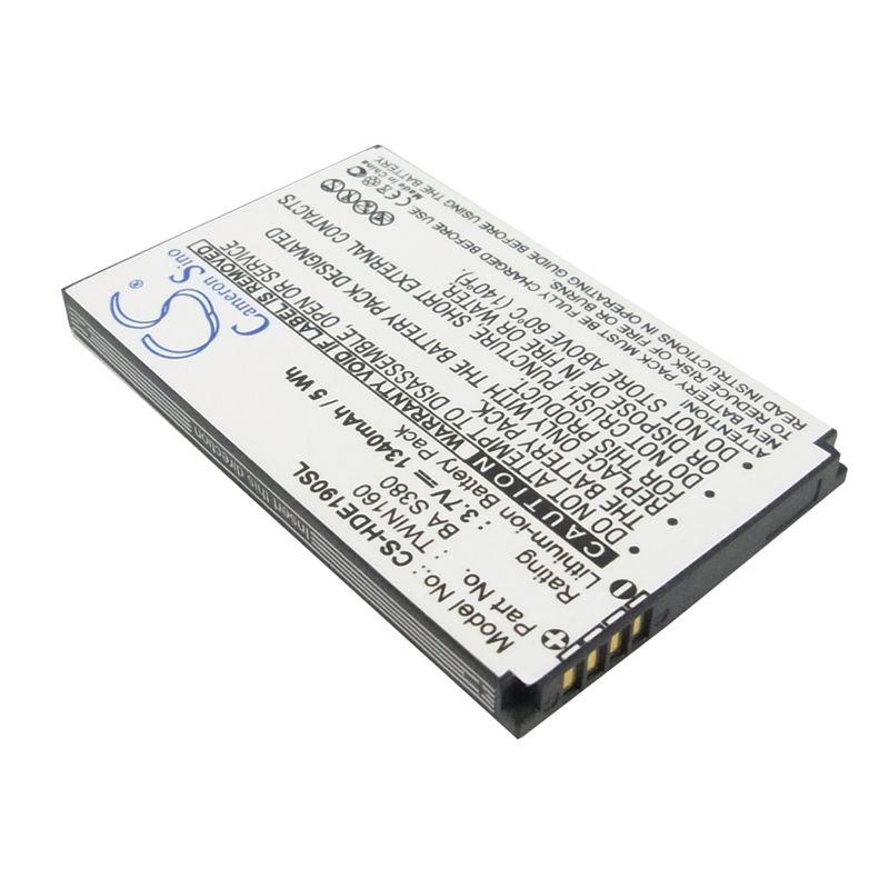 Li-ion Battery Fits Dopod, A6288, T5399, Touch Twin 3.7v, 1340mah Communications Cameron Sino Technology Limited