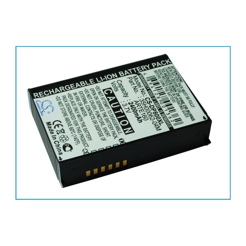 Li-ion Battery fits Dopod, m700, p800, p800w 3.7V, 2400mAh Mobile & SmartPhone Cameron Sino Technology Limited