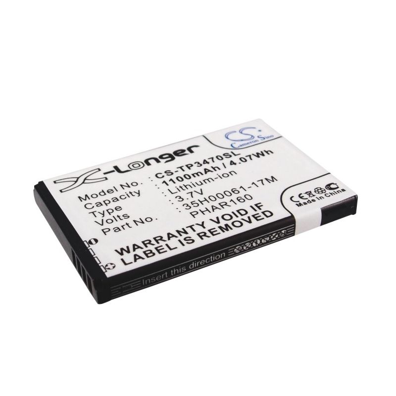 Li-ion Battery fits Dopod, p660, htc, p3470 3.7V, 1100mAh Communications Cameron Sino Technology Limited