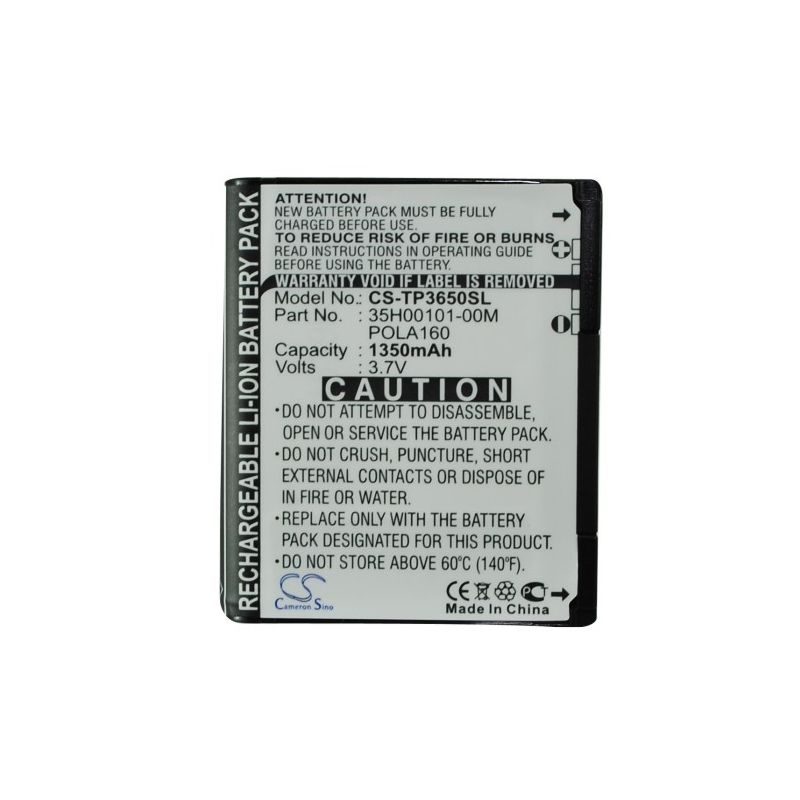 Li-ion Battery fits Dopod, p860, htc, p3650 3.7V, 1350mAh Mobile & SmartPhone Cameron Sino Technology Limited