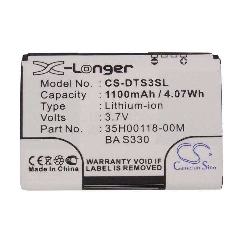 Li-ion Battery fits Dopod, s700, tachi, touch t3238 3.7V, 1100mAh Mobile & SmartPhone Cameron Sino Technology Limited