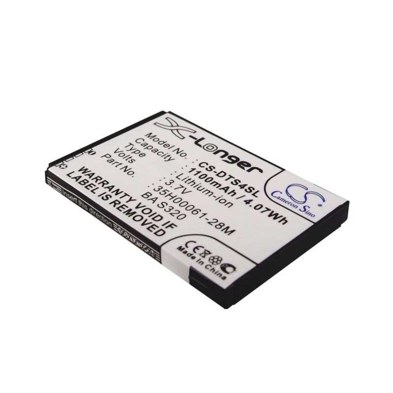 Li-ion Battery fits Dopod, t2222, touch viva, htc 3.7V, 1100mAh Communications Cameron Sino Technology Limited