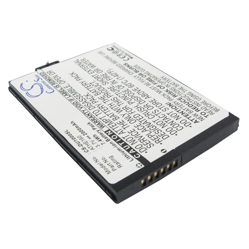 Li-ion Battery fits Dopod, u1000, htc, advantage x7500 3.7V, 2000mAh Mobile & SmartPhone Cameron Sino Technology Limited