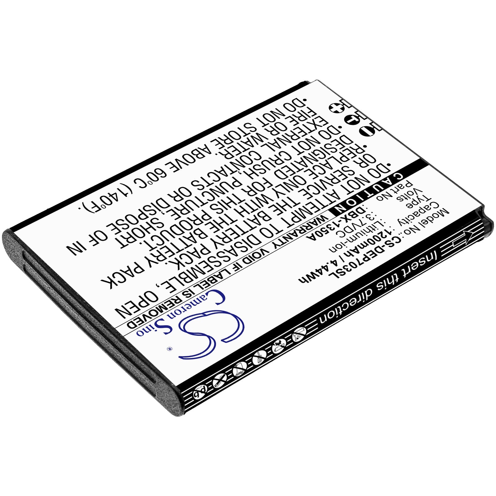 Li-ion Battery fits Doro, 7030, 7031, Dfc-0270 3.7V, 1200mAh Mobile & SmartPhone Cameron Sino Technology Limited