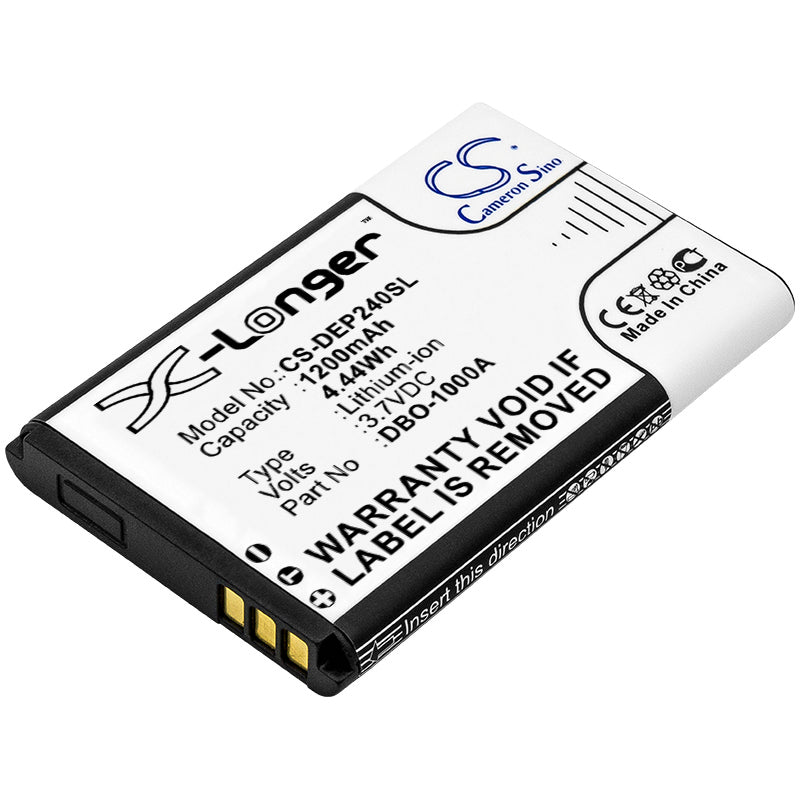 Li-ion Battery fits Doro, Dbo-1000a 3.7V, 1200mAh Mobile & SmartPhone Cameron Sino Technology Limited