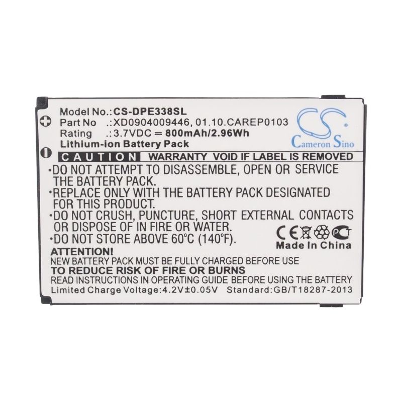 Li-ion Battery fits Doro, handleplus 334, handleplus 334gsm, phoneeasy 334 3.7V, 800mAh Mobile & SmartPhone Cameron Sino Technology Limited