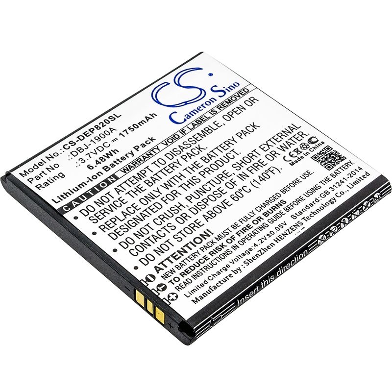 Li-ion Battery fits Doro, liberto 820 3.7V, 1750mAh Mobile & SmartPhone Cameron Sino Technology Limited