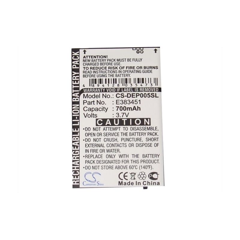 Li-ion Battery fits Doro,324, easy5, easy5v 3.7V, 700mAh Mobile & SmartPhone Cameron Sino Technology Limited