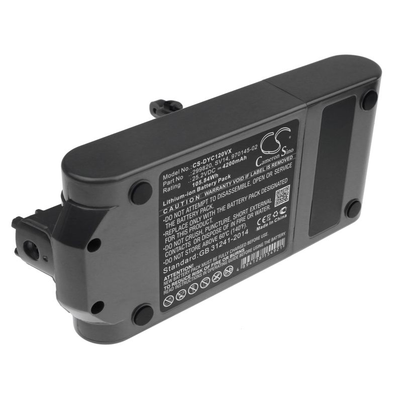 Li-ion Battery fits Dyson, 268804-01, 269054-01 25.2V, 4200mAh Vacuum Cameron Sino Technology Limited