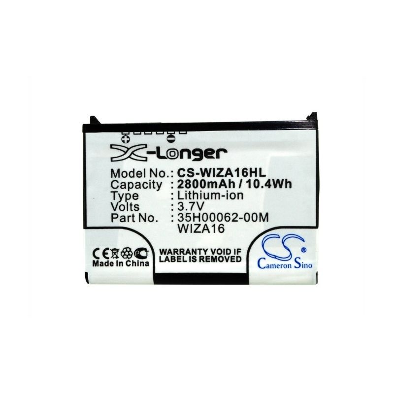 Li-ion Battery fits E-plus, pocket pda, era, mda vario 3.7V, 2800mAh Mobile & SmartPhone Cameron Sino Technology Limited