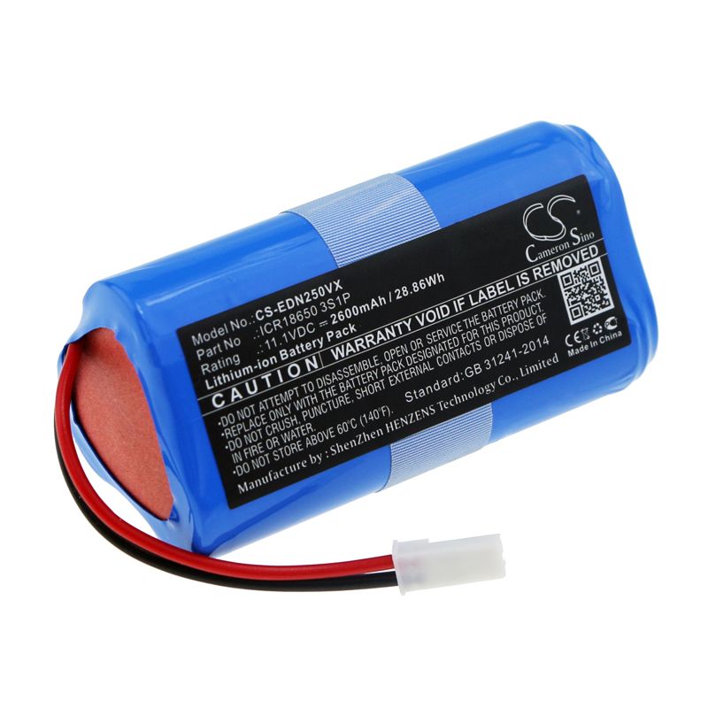 Li-ion Battery fits Ecovacs, Cen250, Ml009 11.1V, 2600mAh Vacuum Cameron Sino Technology Limited