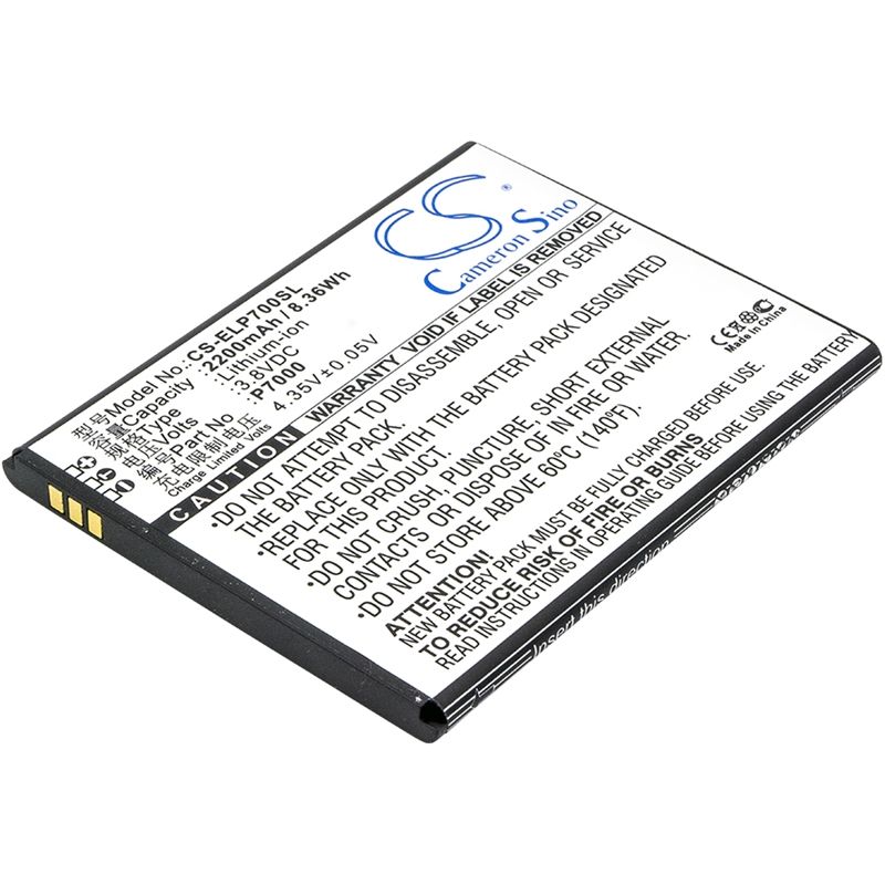 Li-ion Battery fits Elephone, p7000, precious p7000 3.8V, 2200mAh Mobile & SmartPhone Cameron Sino Technology Limited