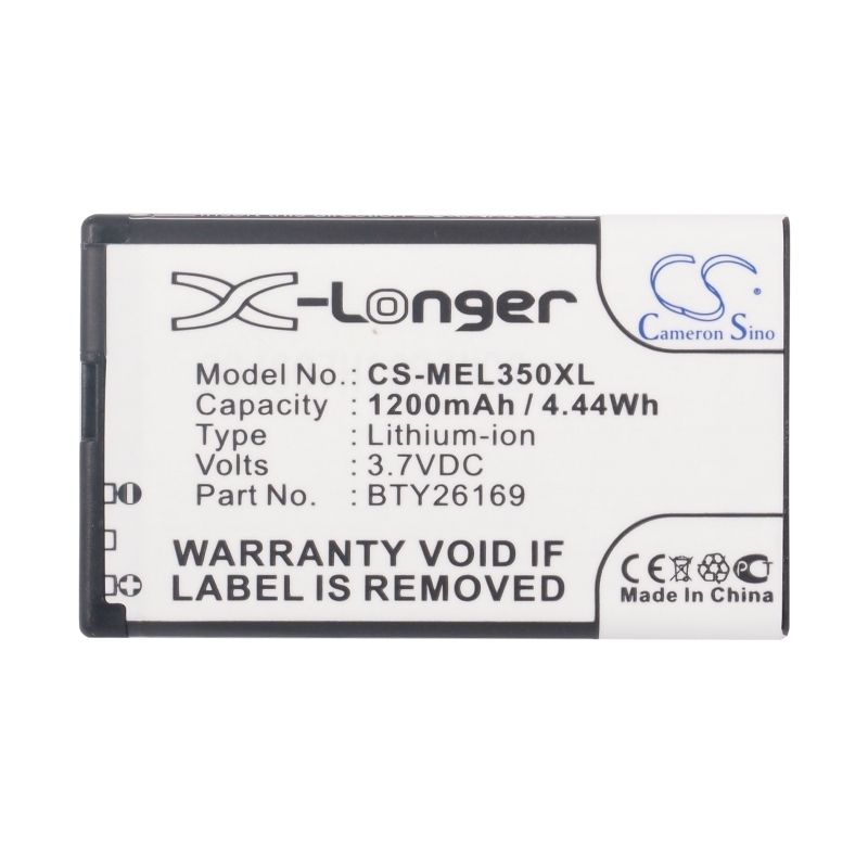 Li-ion Battery fits Elson, el350, el350 dual, emporia 3.7V, 1200mAh Mobile & SmartPhone Cameron Sino Technology Limited