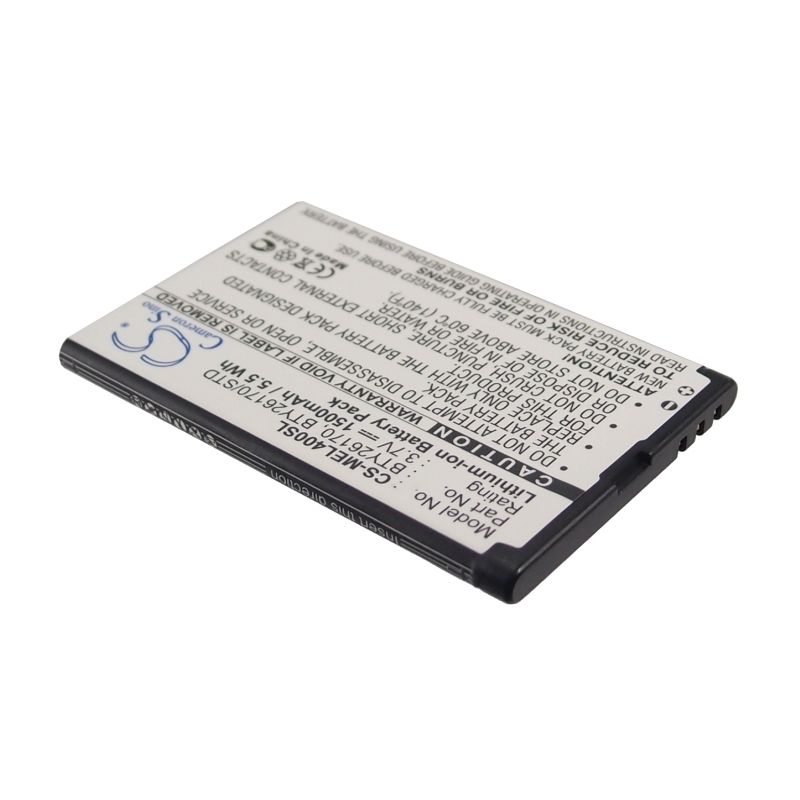 Li-ion Battery fits Elson, el400, mobistel el400, emporia 3.7V, 1500mAh Mobile & SmartPhone Cameron Sino Technology Limited