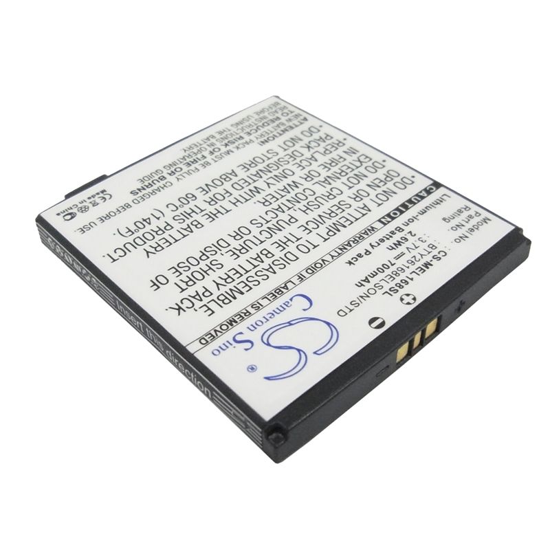 Li-ion Battery fits Elson, es1, emporia, elson es1 3.7V, 700mAh Communications Cameron Sino Technology Limited (Suspended)