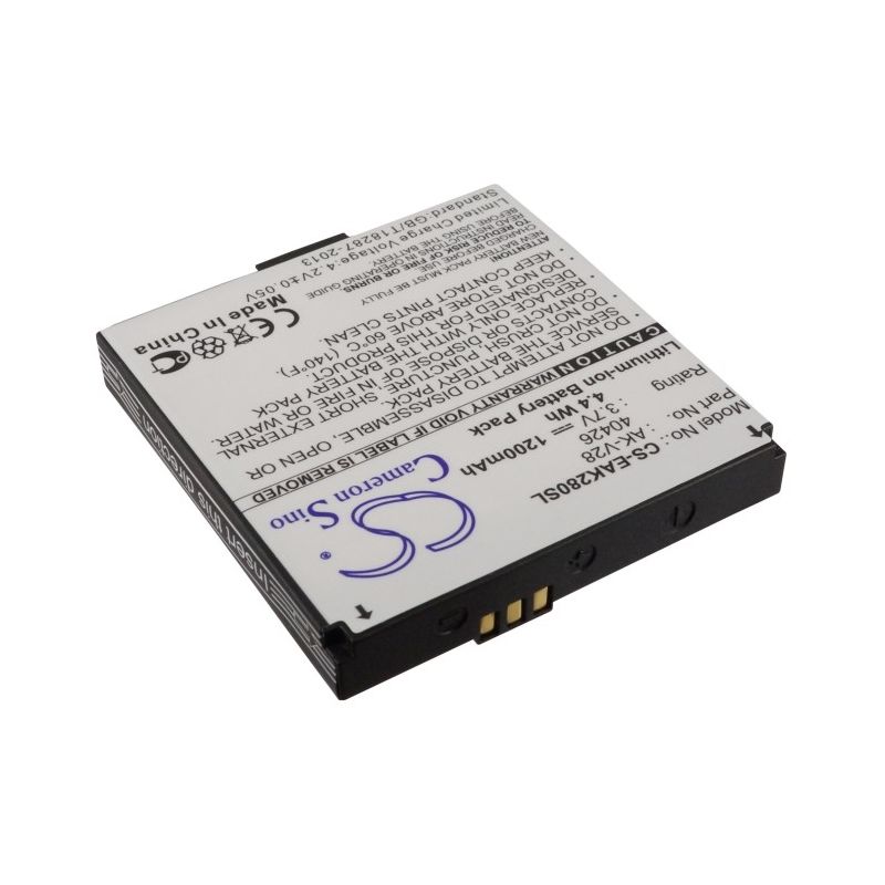 Li-ion Battery fits Emporia, ak-v28, ak-v29, talk plus 3.7V, 1200mAh Mobile & SmartPhone Cameron Sino Technology Limited