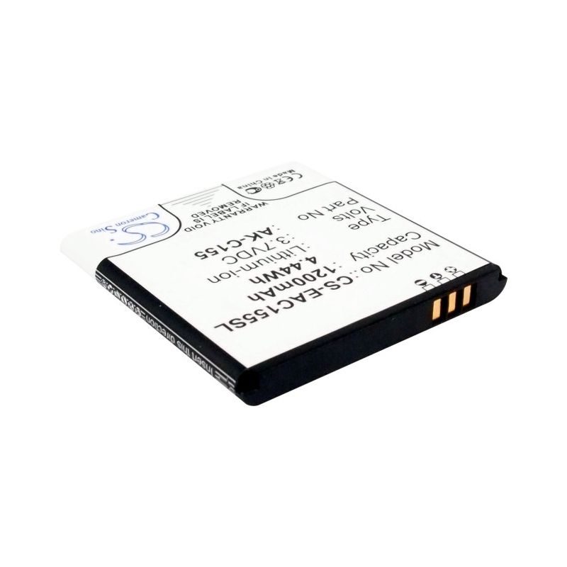 Li-ion Battery fits Emporia, c155, telme c155 3.7V, 1200mAh Mobile & SmartPhone Cameron Sino Technology Limited