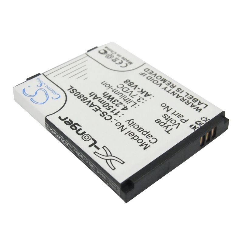 Li-ion Battery fits Emporia, connect, v88, v88_001 3.7V, 1150mAh Mobile & SmartPhone Cameron Sino Technology Limited