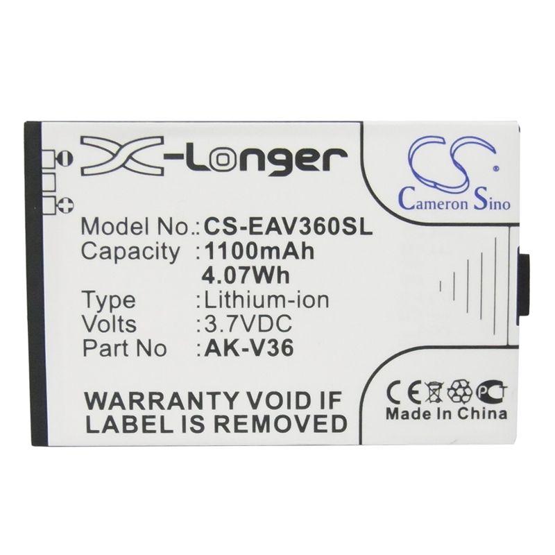 Li-ion Battery fits Emporia, elegance, elegance premium, elegance weib 3.7V, 1100mAh Mobile & SmartPhone Cameron Sino Technology Limited