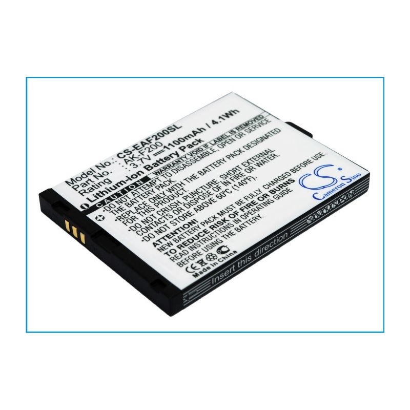 Li-ion Battery fits Emporia, f200, f210, telme f200 3.7V, 1100mAh Communications Cameron Sino Technology Limited (Suspended)