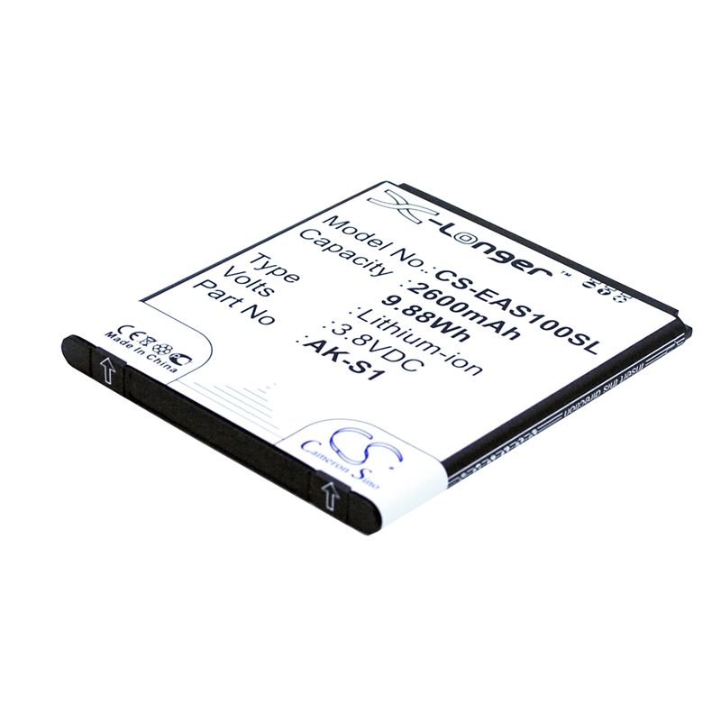 Li-ion Battery fits Emporia, smart, smart 1 3.8V, 2600mAh Mobile & SmartPhone Cameron Sino Technology Limited