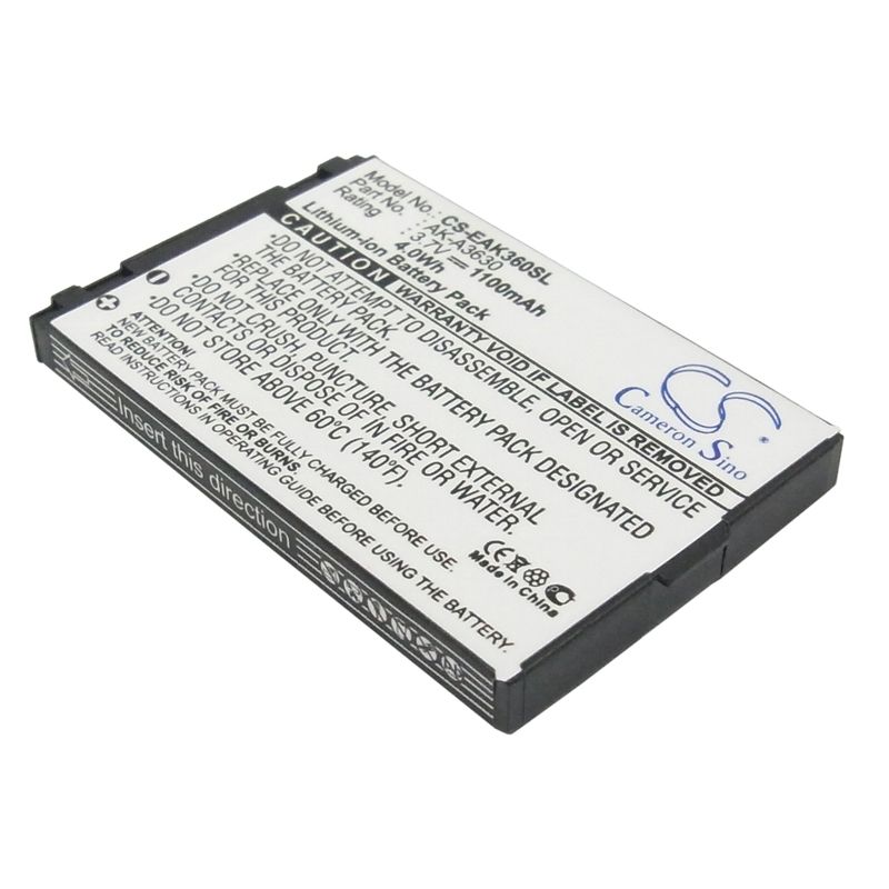 Li-ion Battery fits Emporia, teleme a3620 3.7V, 1100mAh Mobile & SmartPhone Cameron Sino Technology Limited
