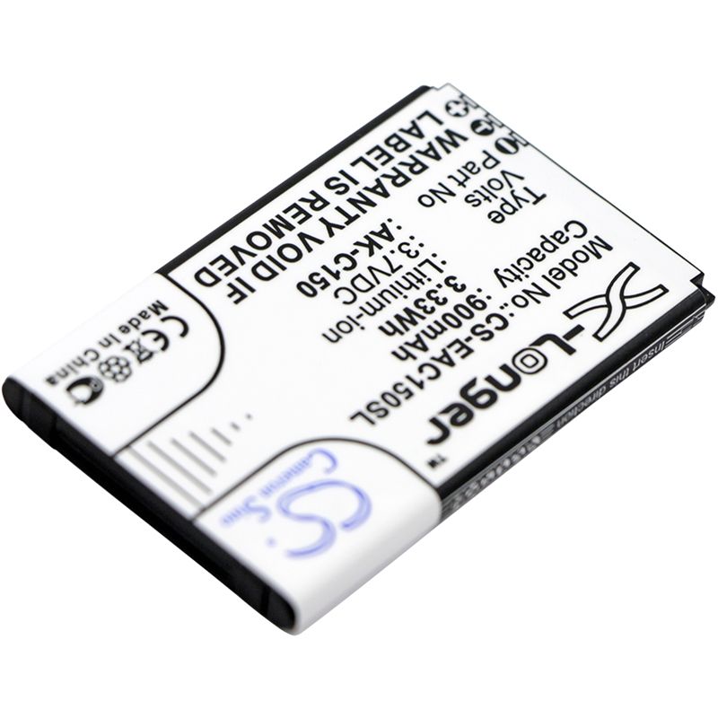 Li-ion Battery fits Emporia, telme c150, telme c151, telme t200 3.7V, 900mAh Mobile & SmartPhone Cameron Sino Technology Limited