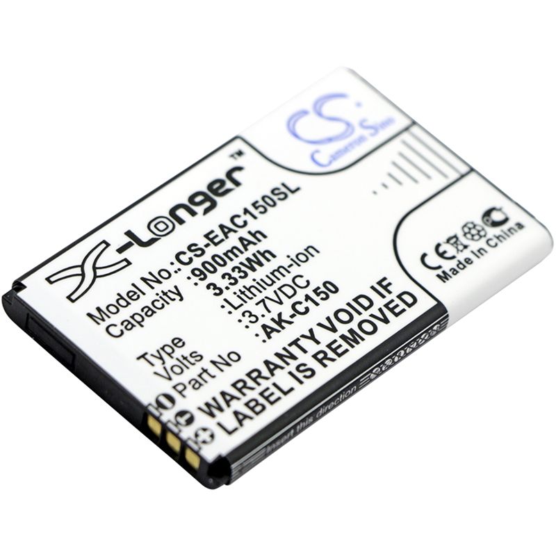 Li-ion Battery fits Emporia, telme c150, telme c151, telme t200 3.7V, 900mAh Mobile & SmartPhone Cameron Sino Technology Limited
