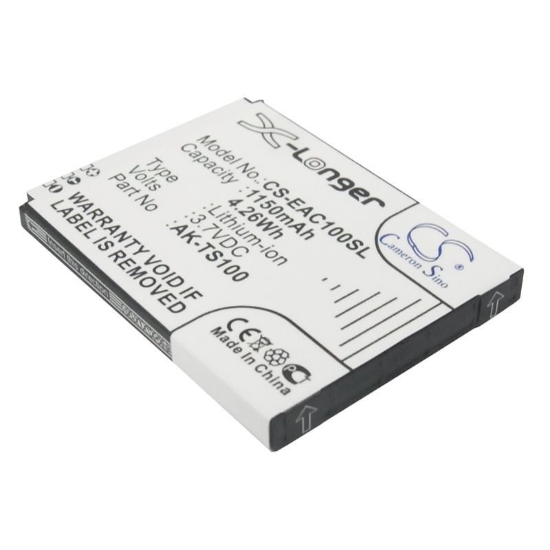 Li-ion Battery fits Emporia, telme ts100, telme ts100s 3.7V, 1150mAh Mobile & SmartPhone Cameron Sino Technology Limited