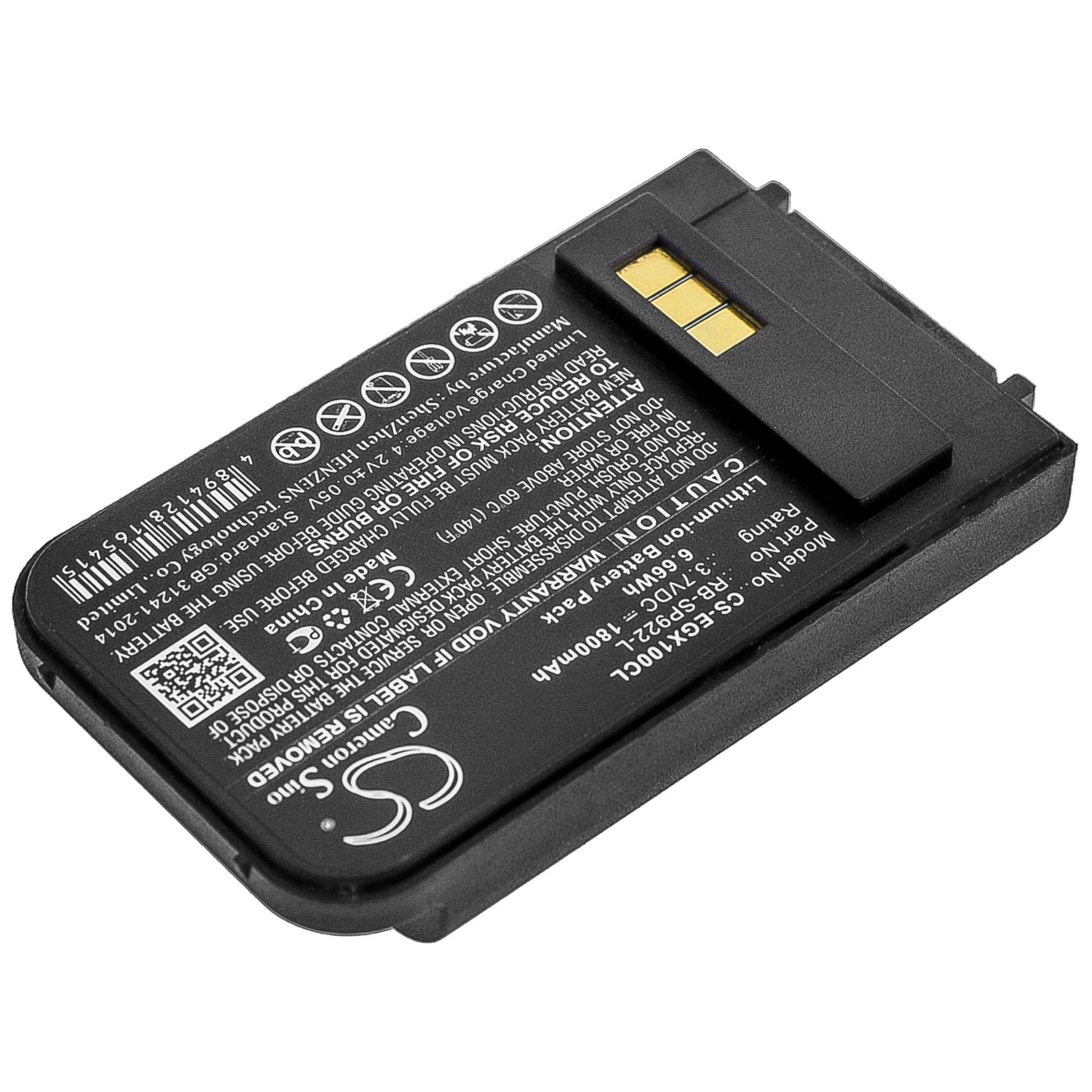Li-ion Battery fits Engenius, Durafon 1x, Durafon 4x, Durafon Pro 3.7V, 1800mAh Cordless Phone Cameron Sino Technology Limited