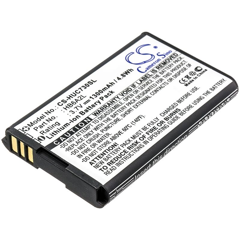 Li-ion Battery fits Esia, online, starlight, huawei 3.7V, 1300mAh Communications Cameron Sino Technology Limited