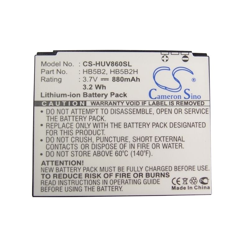 Li-ion Battery fits Esia, qwerty mini, huawei, c5900 3.7V, 880mAh Mobile & SmartPhone Cameron Sino Technology Limited