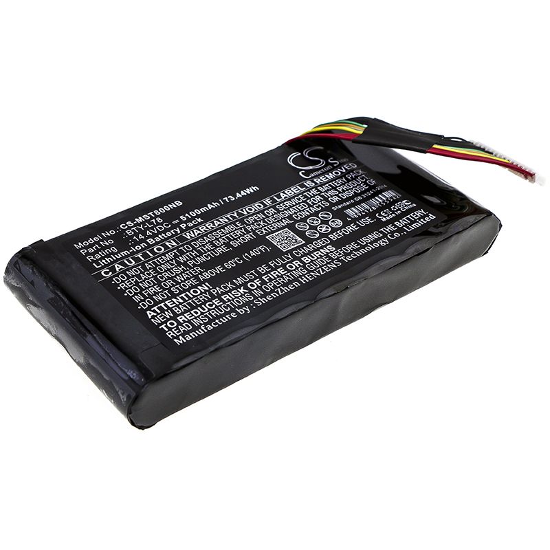 Li-ion Battery fits Eurocom, Tornado F5 Se, Hipaa 14.4V, 5100mAh Notebook & Laptop Cameron Sino Technology Limited