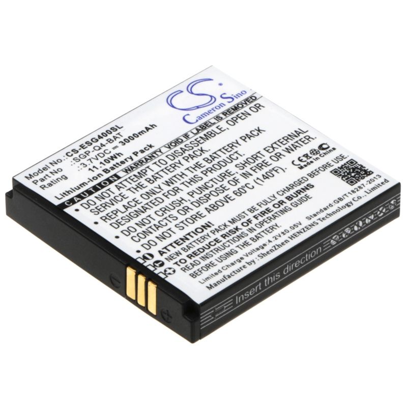 Li-ion Battery fits Evolveo, strongphone q4 3.7V, 3000mAh Mobile & SmartPhone Cameron Sino Technology Limited