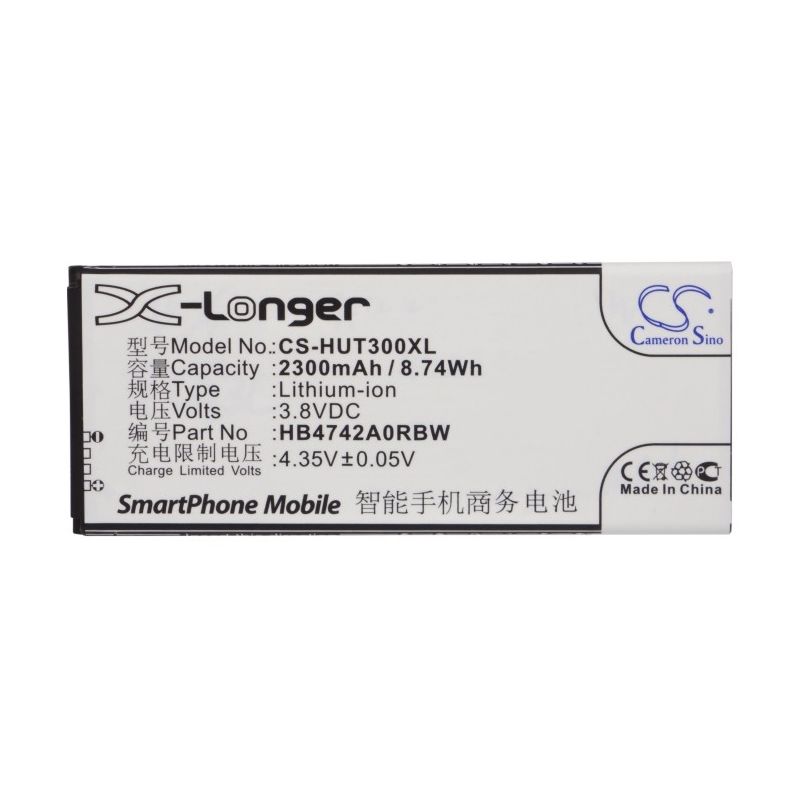 Li-ion Battery fits Explay, celular, huawei, ascend g730 3.8V, 2300mAh Mobile & SmartPhone Cameron Sino Technology Limited