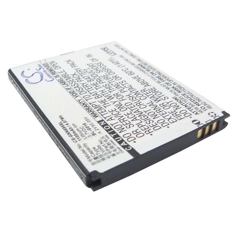 Li-ion Battery fits Explay, infinity, infinity ii, gionee 3.7V, 1100mAh Mobile & SmartPhone Cameron Sino Technology Limited