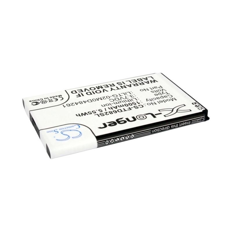 Li-ion Battery fits Feetong, D8628, Zw-100, 3.7V, 1500mAh Hotspot Cameron Sino Technology Limited