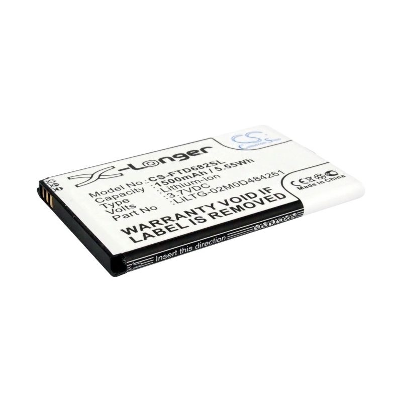 Li-ion Battery fits Feetong, D8628, Zw-100, 3.7V, 1500mAh Hotspot Cameron Sino Technology Limited