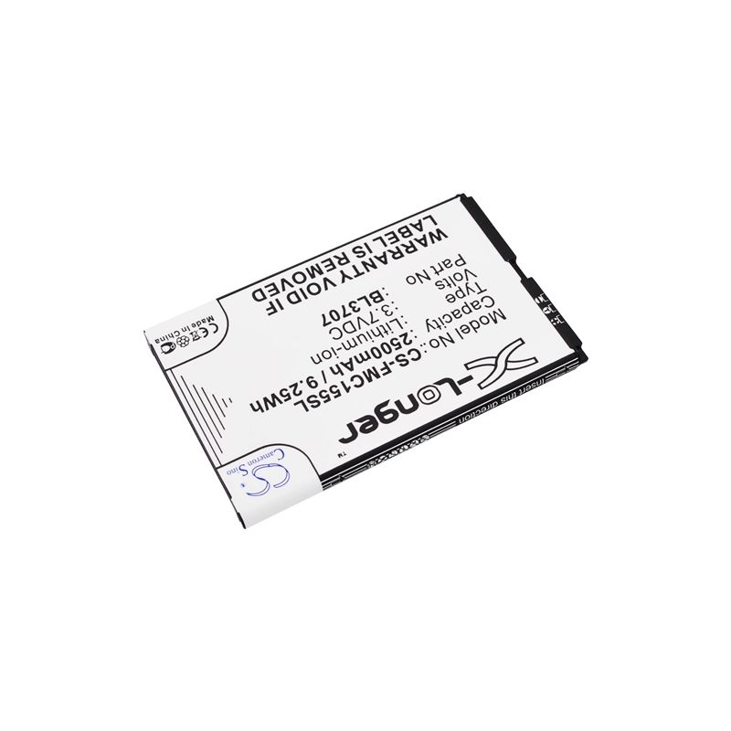Li-ion Battery fits Fly, era energy 2, iq4401, mc155 3.7V, 2500mAh Mobile & SmartPhone Cameron Sino Technology Limited