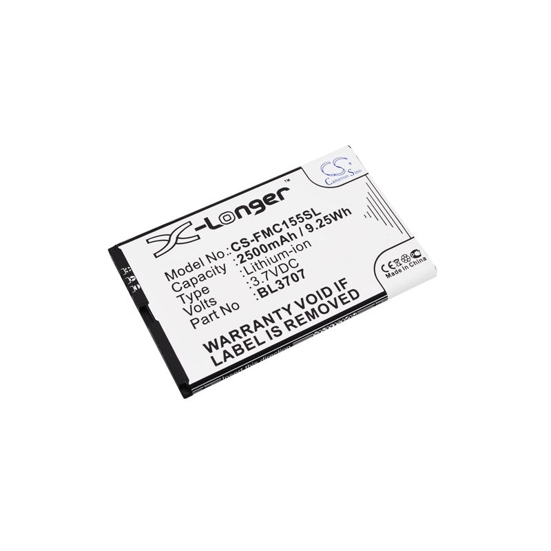 Li-ion Battery fits Fly, era energy 2, iq4401, mc155 3.7V, 2500mAh Mobile & SmartPhone Cameron Sino Technology Limited