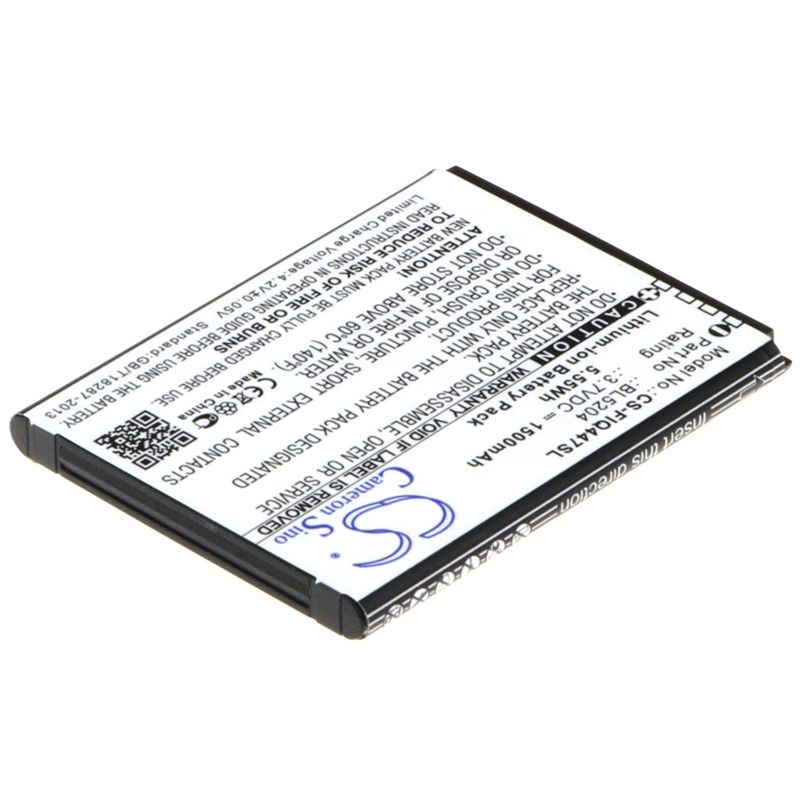 Li-ion Battery fits Fly, era life 1, iq447 3.7V, 1500mAh Mobile & SmartPhone Cameron Sino Technology Limited