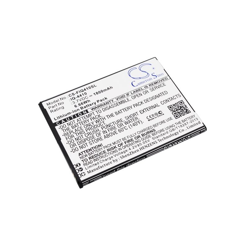 Li-ion Battery fits Fly, iq-4410, myphone, s-line 3.7V, 1800mAh Mobile & SmartPhone Cameron Sino Technology Limited
