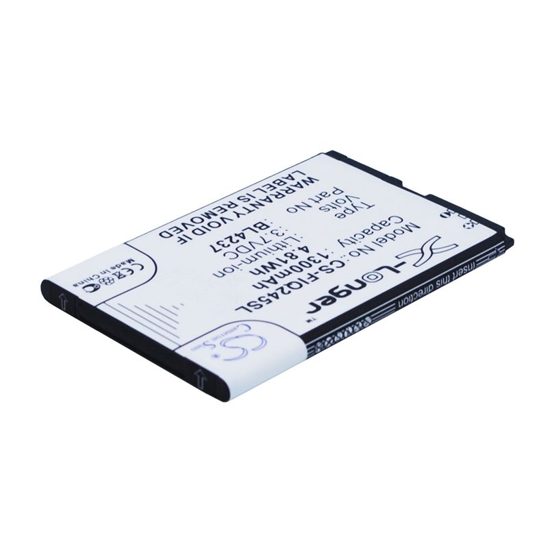 Li-ion Battery fits Fly, iq245, iq245 wizard, iq246 3.7V, 1300mAh Mobile & SmartPhone Cameron Sino Technology Limited