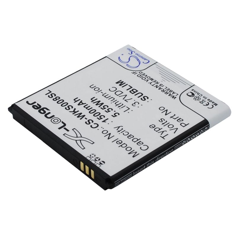 Li-ion Battery fits Fly, iq442, ngm, wemove miracle 3.7V, 1500mAh Mobile & SmartPhone Cameron Sino Technology Limited