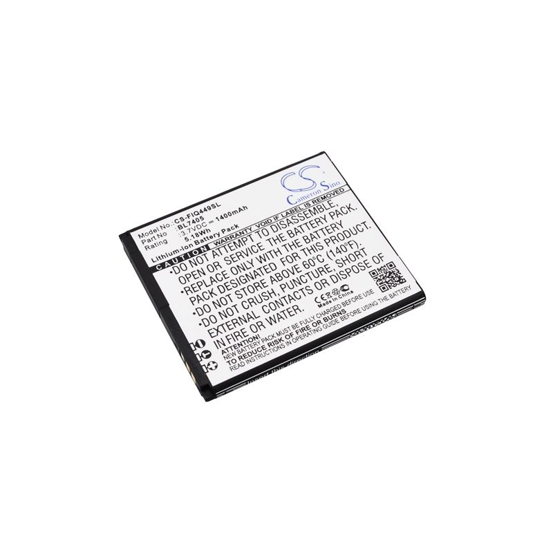 Li-ion Battery fits Fly, iq449 3.7V, 1400mAh Mobile & SmartPhone Cameron Sino Technology Limited