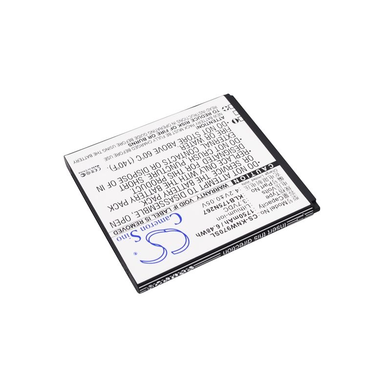 Li-ion Battery fits Fly, n970, n970s, w970 v973 v870 3.7V, 1750mAh Mobile & SmartPhone Cameron Sino Technology Limited