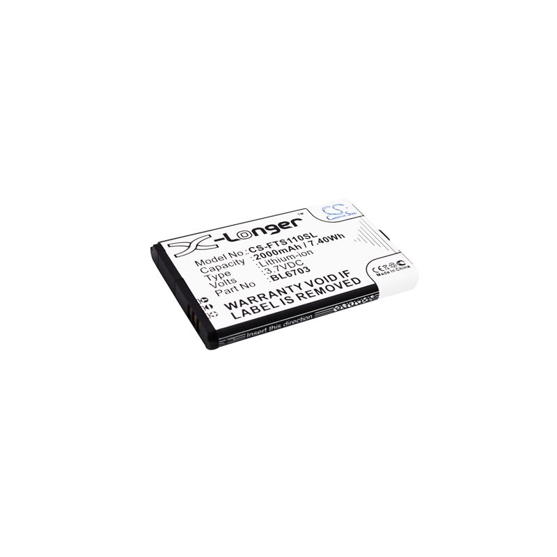 Li-ion Battery fits Fly, ts110 3.7V, 2000mAh Mobile & SmartPhone Cameron Sino Technology Limited